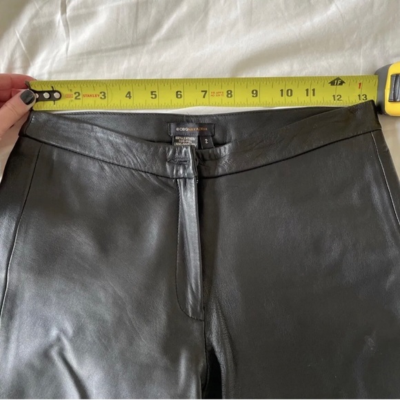 Vintage BCBG Max Azria Leather Pants (fully lined) in Size 2 - Picture 6 of 8